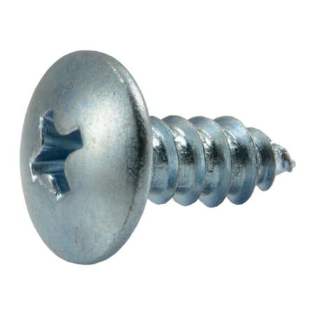 Midwest Fastener Sheet Metal Screw, #10 x 1/2 in, Zinc Plated Steel Truss Head Phillips Drive, 40 PK 36961